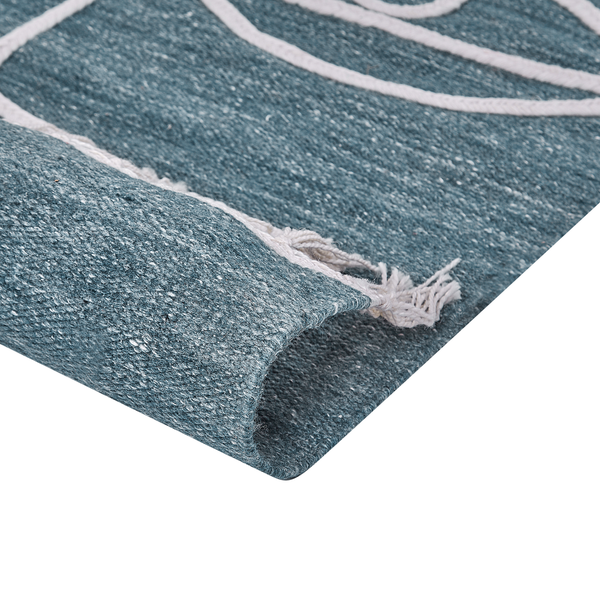 Outdoorteppich YAVU Blau 140 x 200 cm