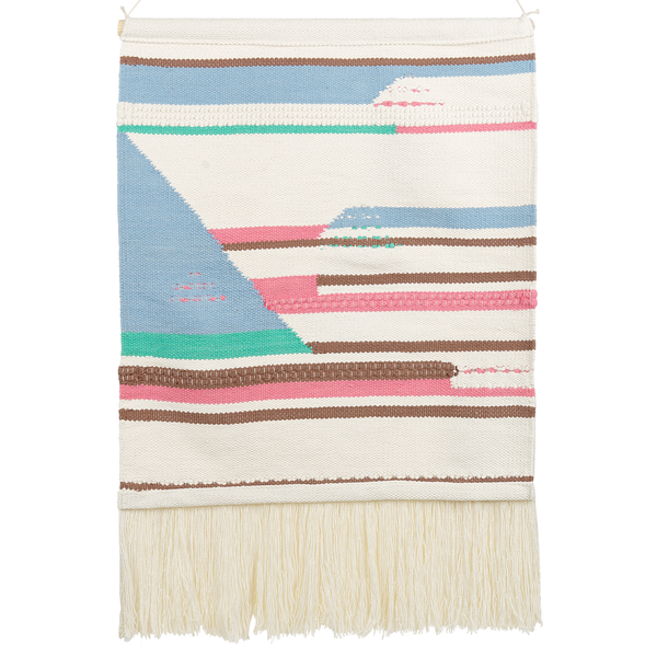 Wandbehang MOOLA Baumwolle 109 cm Hellbeige