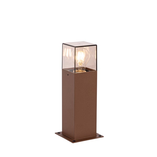 Industrielle Stehleuchte für den Außenbereich, rostbraun, 30 cm, IP44 – Dänemark