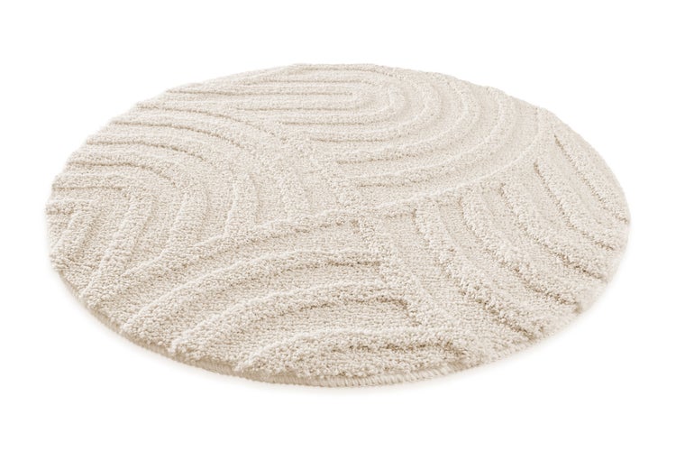 Teppich mit weichem Flor und rutschhemmender TPE-Rückseite, waschbar bei 30 Grad Celsius und für Allergiker geeignet.
