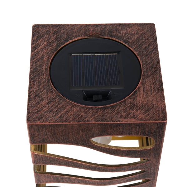 Solarleuchte mit Solarpanel und Ein-/Ausschalter