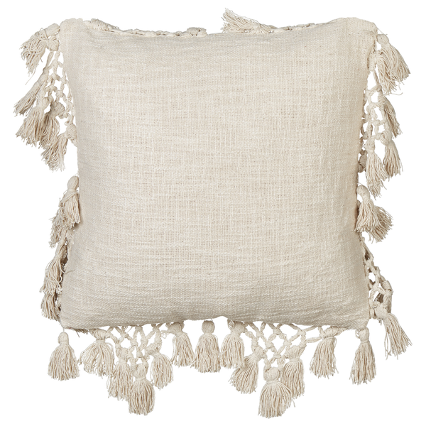Dekokissen 2er Set OLEARIA Baumwolle 45 x 45 cm Beige Ohne Muster