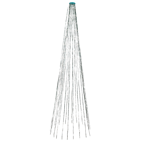 Smart LED Lichterkette 400 Lichter mehrfarbig mit App-Steuerung 200 cm SAARLOQ