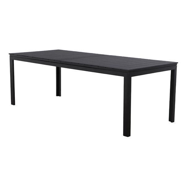 Willy Gartentisch ausziehbar 95x230/287 cm schwarz. 230 X 95 X 76 cm