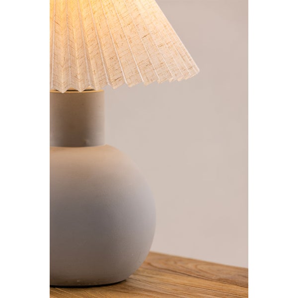 Älvsborg Beleuchtung Tischlampe 25x25x37cm Grau. 25 X 25 X 37 cm