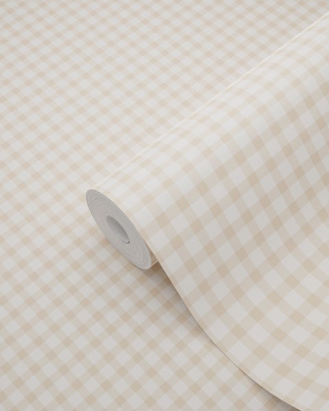 ESTAhome Tapete Streifenmuster Terrakotta - 50 x 900 cm - 131642