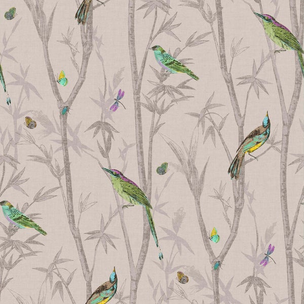 Next Vliesbehang | Chinoiserie Bird Trail - Neutral - 10mx52cm
