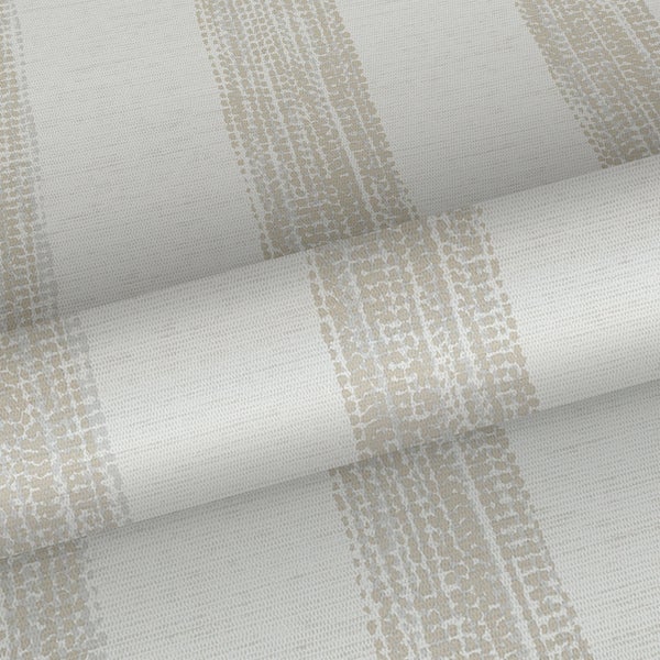Sanders und Sanders Tapete gemalte Streifen Beige und Weiß - 53 cm x 10,05 m - 640757