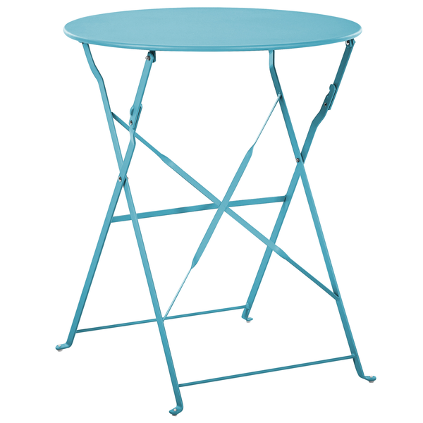 Bistro Set klappbar FIORI Metall Seeblau