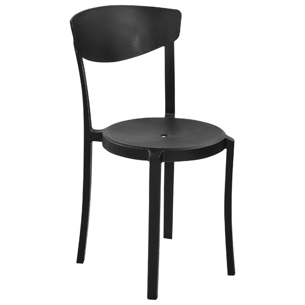 Esszimmerstuhl 8er Set VIESTE Schwarz
