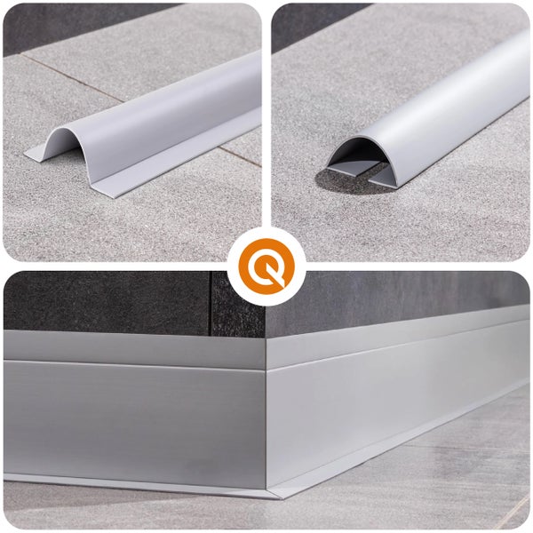 Badezimmer Eckprofil aus Kunststoff zur Wandabdichtung