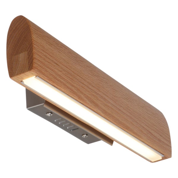 Holz Wandleuchte mit LED Beleuchtung