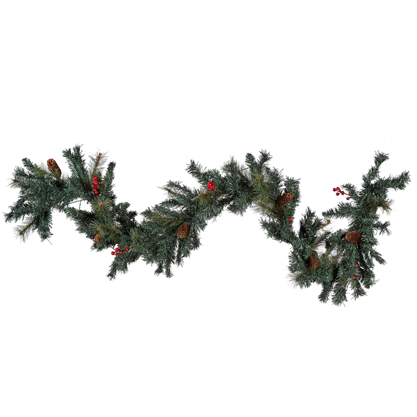 Weihnachtsgirlande LED TENALA 180 cm Grün
