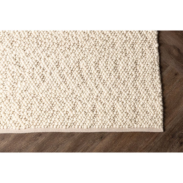 Jajru Teppich 350x250cm Weiß. 250 X 350 X 3 cm