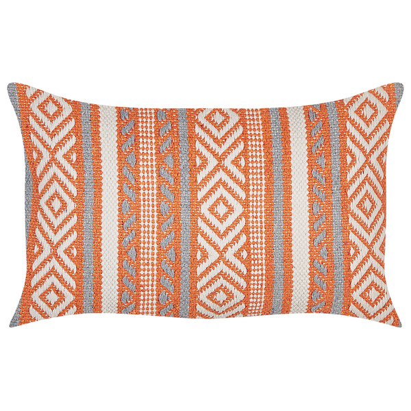 Dekokissen 2er Set INULA Baumwolle 30 x 50 cm Orange Geometrisches Muster