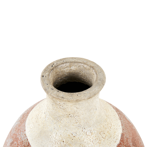 Dekovase BURSA Keramik 37 cm Hellbraun