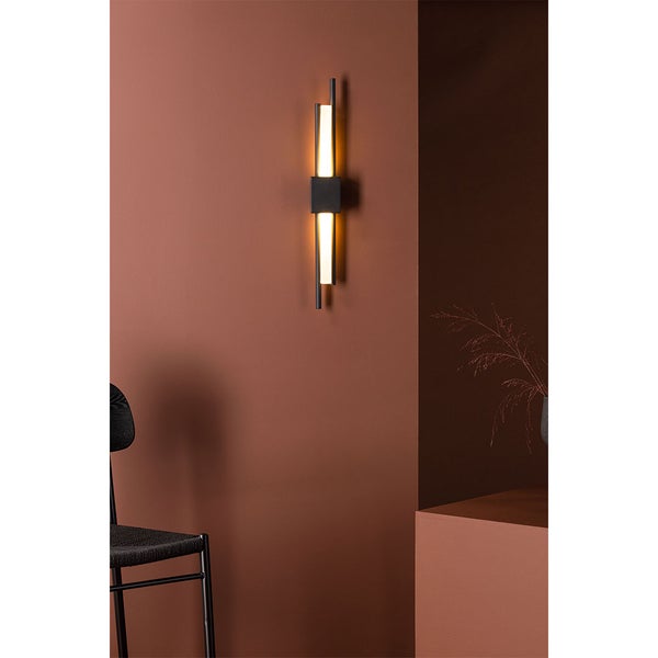 Clermont Beleuchtung Wandlampe 50x8x50cm schwarz. 8 X 50 X 50 cm