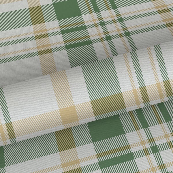 Sanders und Sanders Tapete Karomuster Grün und Gelb - 53 cm x 10 m - 640192