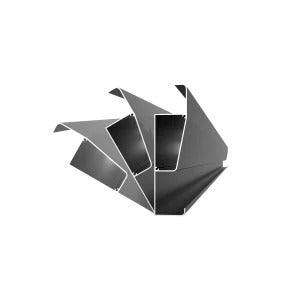 Elektrische Lamellen-Pergola 600x400 cm – Freistehend, Aluminium, motorisiert