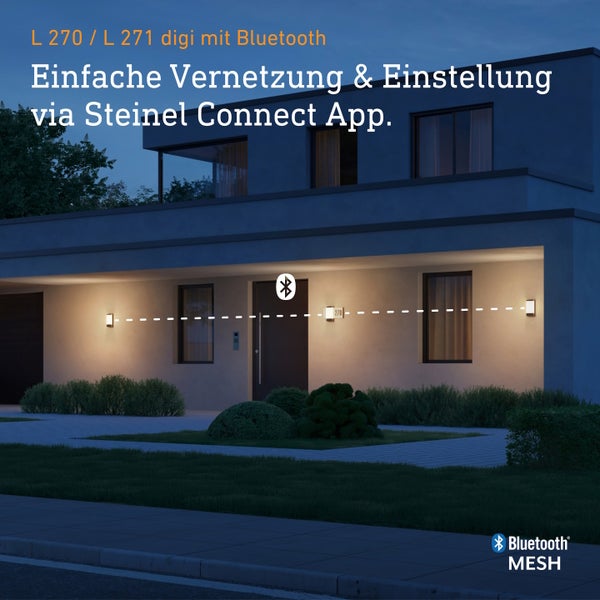 Steinel Connect LED Außenleuchte L 270 SC anthrazit