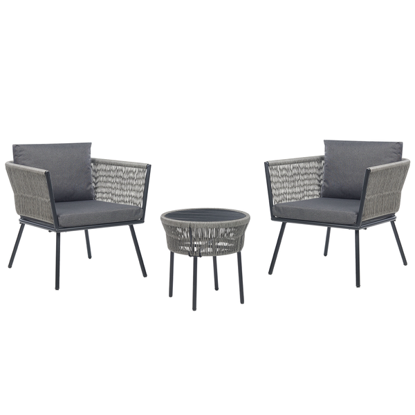Outdoor Kissenbezug Set GARGANO Grau