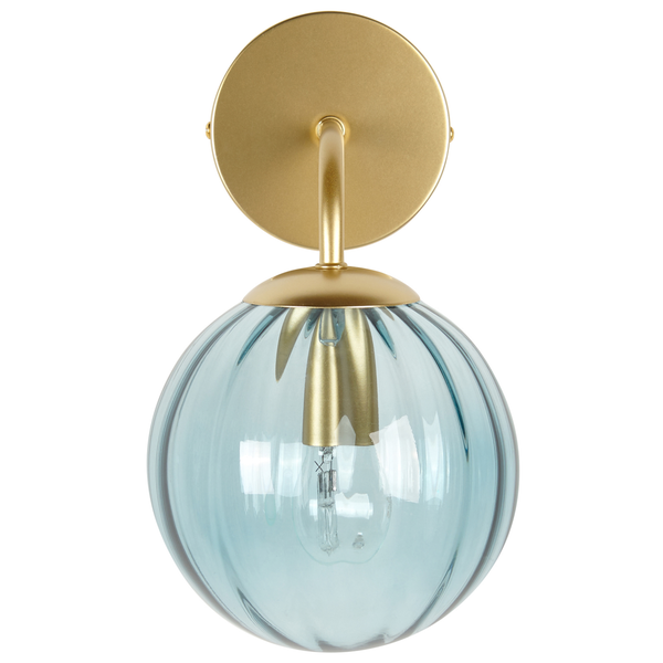 Wandlampe BOOMI Metall Blau