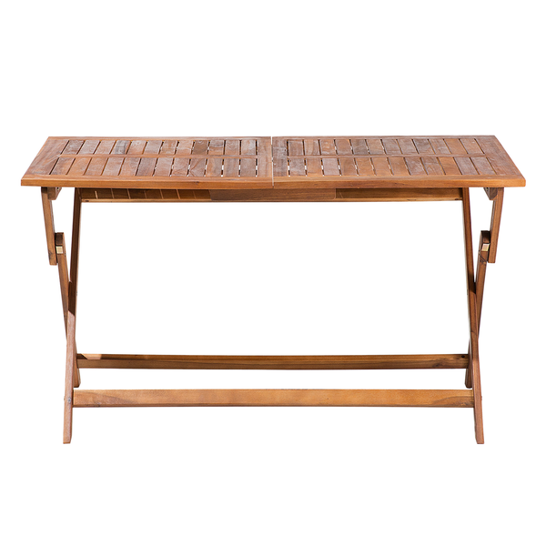 Gartentisch CENTO 140 cm 75 cm Akazienholz Braun
