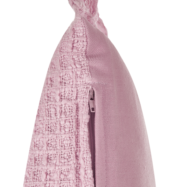 Dekokissen 2er Set TANSY Baumwolle 40 x 60 cm Rosa Ohne Muster
