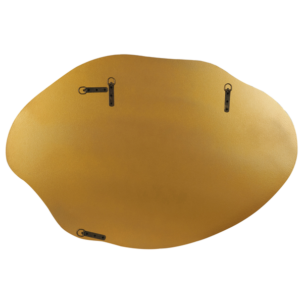 Rückseite eines Spiegels mit Aufhängungen