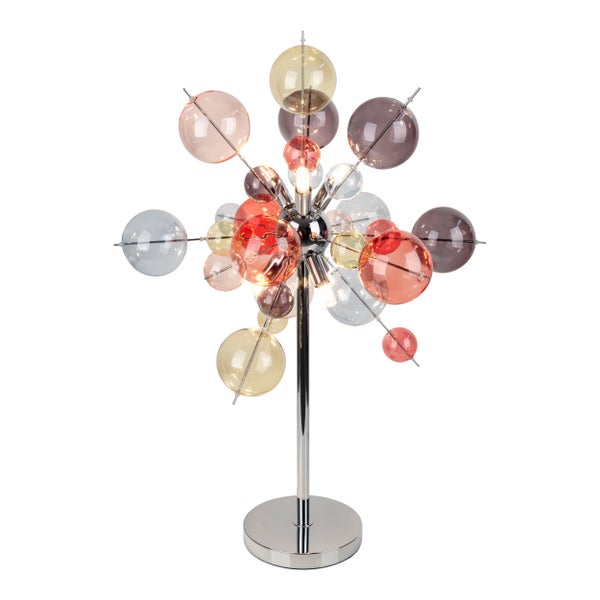 Tischleuchte mit Glaskugeln