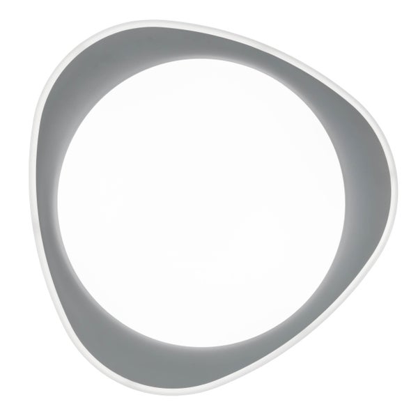 Dekorative Deckenleuchte in dreieckiger Form mit abgerundeten Ecken