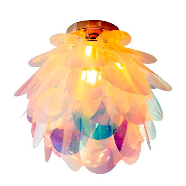 Deckenleuchte mit Lampenschirm aus Kunststoff