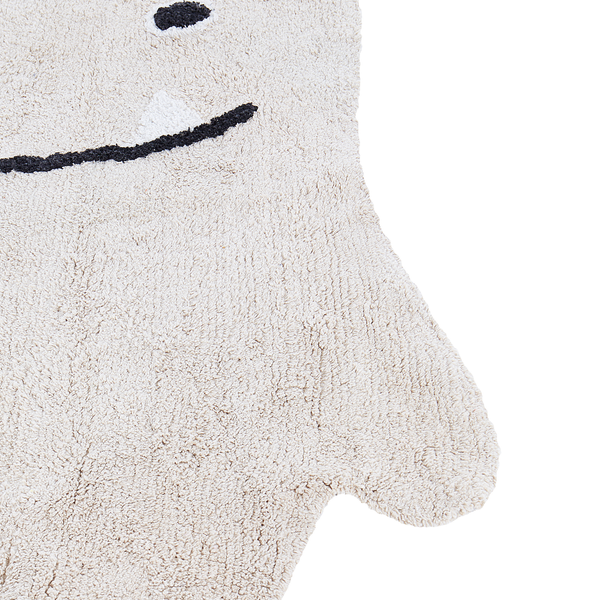 Kinderteppich ZODI Hellbeige 70 x 100 cm Baumwolle