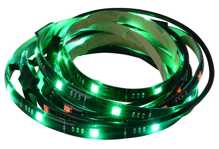 LED-Streifen mit grüner Beleuchtung
