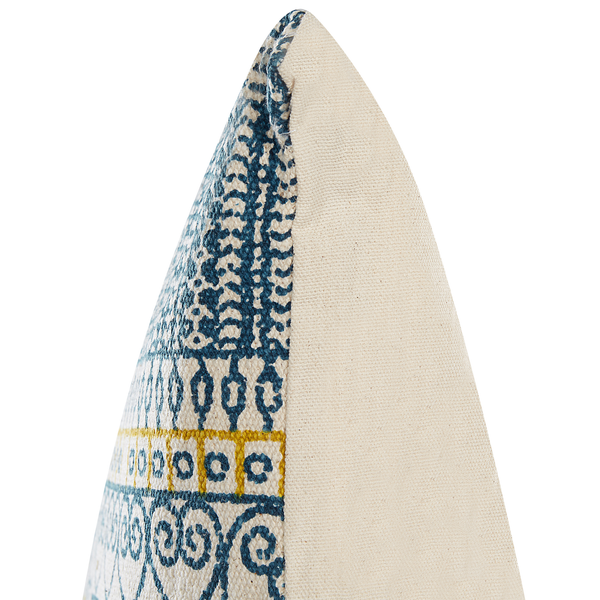 Dekokissen 2er Set SIDI Baumwolle 50 x 50 cm Blau Geometrisches Muster
