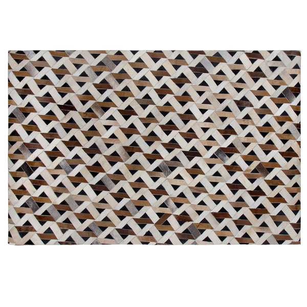 Teppich TUGLU Braun 160 x 230 cm Echtleder