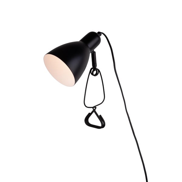 Technische Zeichnung einer Wandleuchte mit Stecker, Maße 280 mm x 170 mm