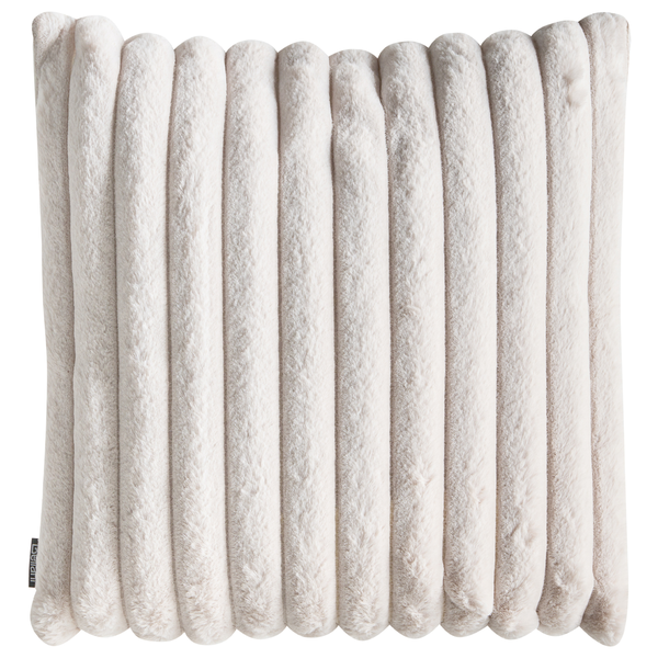 Dekokissen mit Rippenstruktur