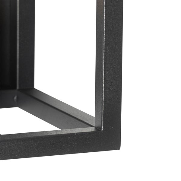 Industrielle Wandleuchte Schwarz Würfel - Cage