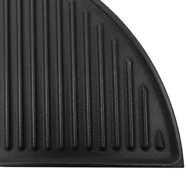 Gusseisen Grillplatte, gerillte Oberfläche