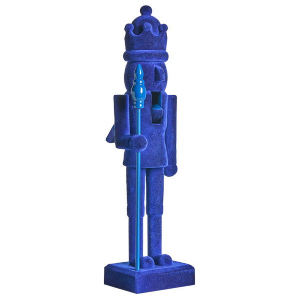 Nussknackerfigur mit Krone und Zepter