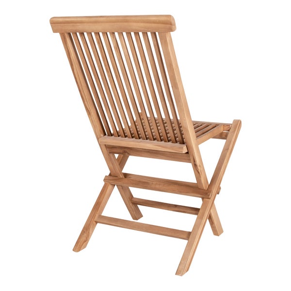Torad Gartenstuhl Teakholz massiv. 2er Set