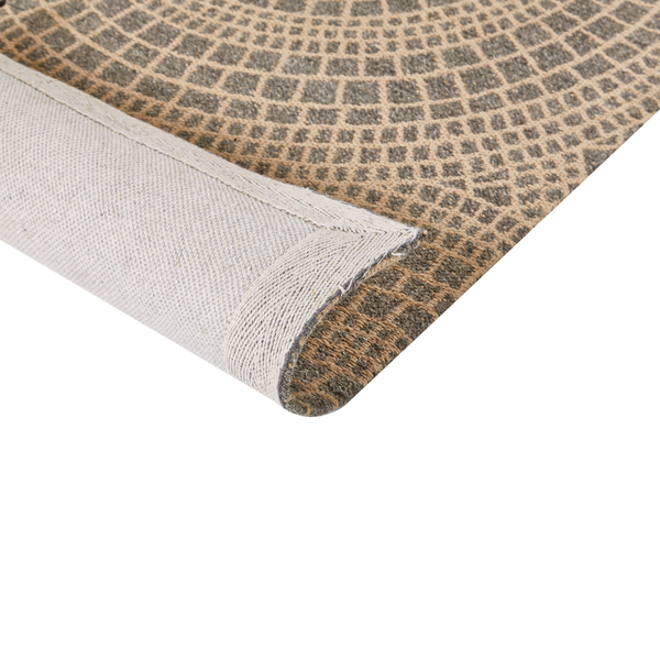 Teppich ARIBA Grau Beige 80 x 150 cm Jute