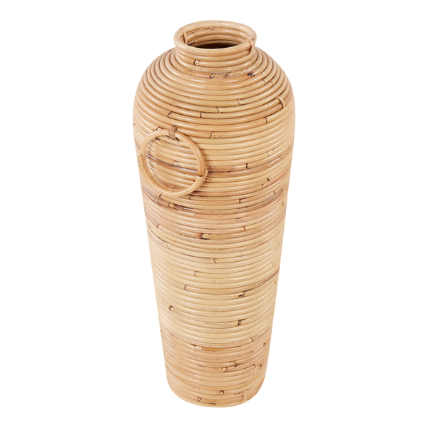 Makramee-Wandbehang mit Holzstange