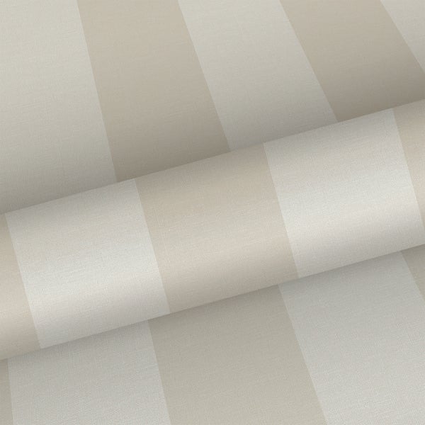 Sanders und Sanders Tapete Streifen Beige - 53 cm x 10.05 m - 640686