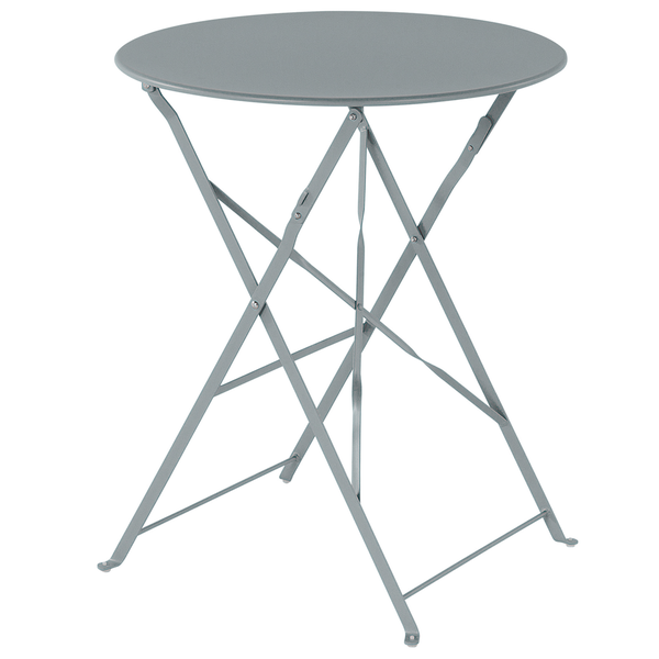 Bistro Set klappbar FIORI Metall Grau
