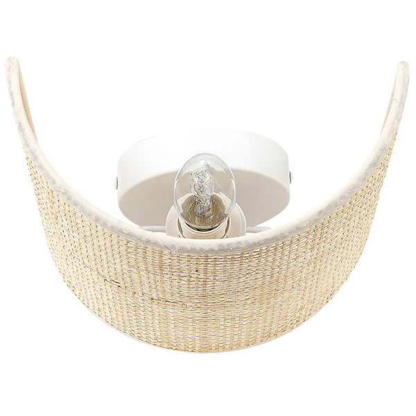 Wandlampe CARIO Rattan Naturfarben