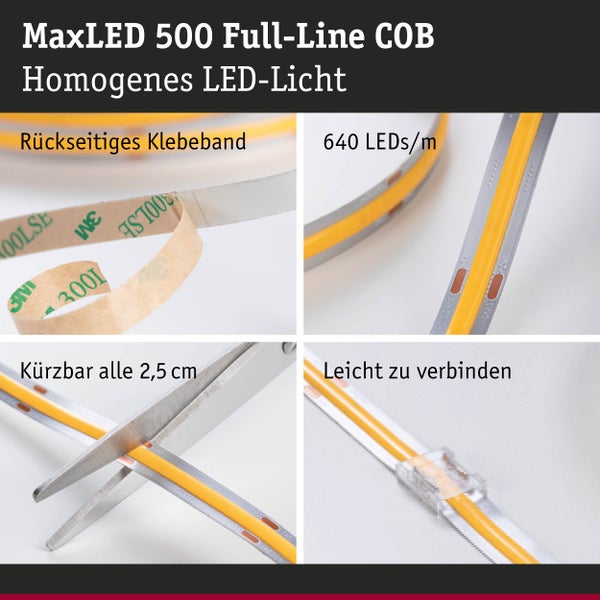 MaxLED 1000 Basis Set mit LED Streifen und Netzteil für Tageslicht Beleuchtung