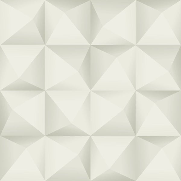 Origin Wallcoverings Tapete 3D Muster Hellgrau - 50 x 900 cm - 347958