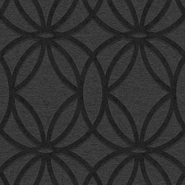 Tapete mit sich überschneidendem Kreismuster